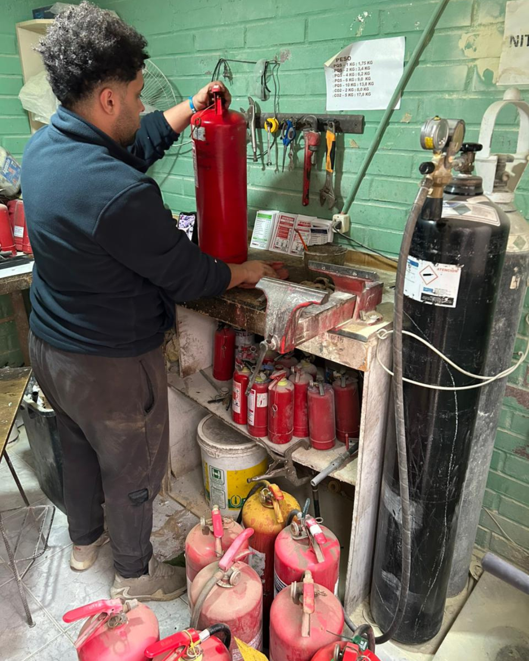 Mantención y Recarga de Extintores